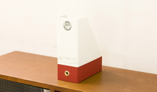 ダブルボトム ケイト ホワイト-レッド | DOUBLEBOTTOM | 岩嵜紙器の